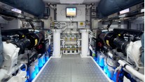 Motor yacht Star engine room